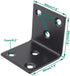 90 (40x40x40mm) Heavy Duty Stainless Steel Corner Bracket,ULIFESTAR L Shaped Shelf Bracket Degree Corner Brace Large