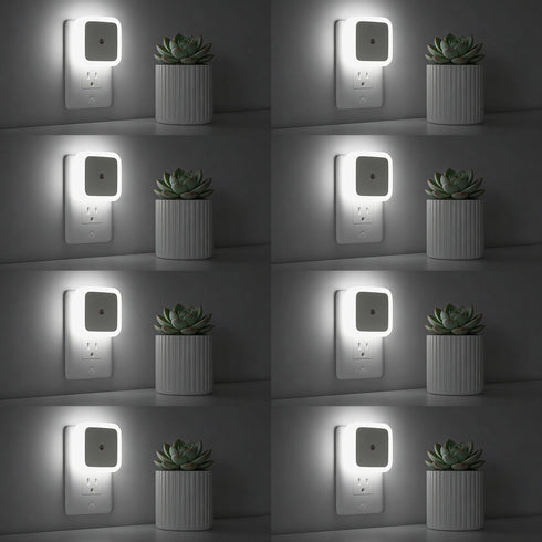 Sujeet Night Light, Night Lights Plug into Wall 8-Pack, Nightlight Plug in