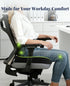 Memory Foam Donut Pillow for Coccyx Sitting Comfort,Large Supportive Seat Cushion with Center Cut-Out Design
