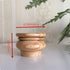 FENGSHOUU 2inch/5cm Legs,Set 4 Table(5x6cm) Wooden Furniture of Solid Wood Unfinished Bun Feet,Round Replacement Sofa