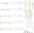 Ctosree 50 Pcs Bridal Shower Pens, Black Ink Retractable Ballpoint Pens for Guest Book, Wedding Favors for Women