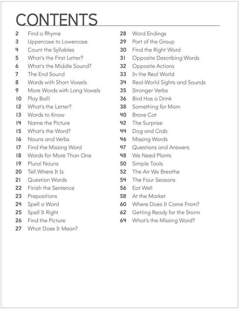 hand2mind VersaTiles Reading Practice Take Along for Kindergarten, Self-Checking Workbook System, Homeschooling Games