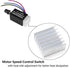 Universal DC Motor Speed Controller, 12V 24V 10A Electronic Stepless Regulator Switch for Car, Truck, Fan, Heater
