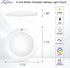 6 Inch 14W 3000K CRI90+, 950LM, Closets, 1Pack Motion Sensor Ceiling Light Indoor, Wired LED Disk Lights, ETL