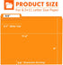 PANDRI File Folder, 120 Pack, 1/3 Cut Tab, Letter Size, Filing Folder for Office School Business, Orange