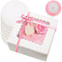 Bakepacker 36pcs Cake Boxes with Window, 8x8x5 Inches, 18-Packs White Bakery Boxes, Includes Cake Boards & Ribbon