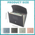 Harloon 4 Pieces Expanding File Organizer, 7 Pocket Cover Folder with Labels for Travel School