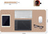 Leather Mouse Pad,Extended Desk Pad for Keyboard and Mouse Non-Slip Study Desk Writing Pad Desktop Protector for Home Office Accessories,30"x 14"(M-Champagne) by Boutilon