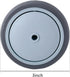 4 Inch 265 02, S:3 Inch) URBEST Push Cart Wheels, Heavy Duty PU Caster Wheels Bearings Repair Kits, Pltae Casters