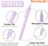 Retractable Pastel Gel Ink Pens, Shuttle Art 15 Pack Black Ink Pens, Cute Pens 0.5mm Fine Point for Writing Journaling Taking Notes School Office Home by Shuttle Art