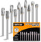 Carbide Burr Set Compatible with Dremel Rotary Tool, 10Pcs Die Grinder Bits with 1/8” Shank for Woodworking and Metal