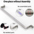 Bathroom Towel Holder Towel Bar Wall Mounted: 16'' One-Piece Bathroom Towel Rack without Assembly, Hand Towel Holder for Bathroom Decor Accessories (Brushed Nickel) by VOTZAAQ