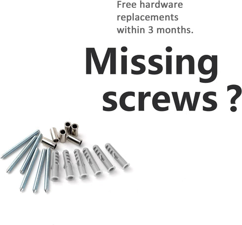 Hardware Set,House Numbers Screws for Outside, Screw Set for Modern and Sleek Floating Address Numbers, Mounting System Parts by Reavor