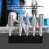 Rotary Burr Set 5pcs High Speed Steel 1/4inch Hex Shank Tools for Carving, Shaping, and Edge Removal