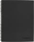 Cambridge Business Notebook, 7-1/4" x 9-1/2", 80 Sheets, Ruled, Flexible Cover, Wirebound, Gray (06122)