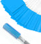 Zozen 50 Pack Blue Marking Flags, 15x4x5 Inch Yard Flags for Lawn, Irrigation, Landscape, and Sprinkler Marking