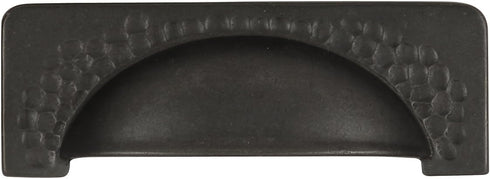 Hickory Hardware Solid Core Kitchen Cabinet Pulls, Luxury Cabinet Handles, 3-3/4 Inch (96mm) Hole Center, Black Iron