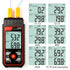 -328~2501 4PCS Digital Thermocouple Thermometer Dual-Channel K/J Type Thermometer Wide Range Industrial HVAC