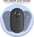 Dapesuom 6 6 Inch Small Mouse Pad, x Thick Rubber Premium-Textured Non-Slip Portable & Washable Round Mini Mouse Mat