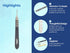 3 Pack Scalpel Handle B.P #3 Stainless Steel with Ruler for Precise Cutting, Compatible with Blades #6 to #16