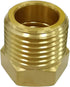 Midanya 1/4-Inch Female Pipe x 3/8-Inch Male Brass Pipe Fitting Reducer Adapter, 2 Pieces