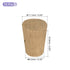 MECCANIXITY Tapered Cork, 11.1x8.3x15.9mm Natural Wooden Leakproof Soft Cork Stoppers for Wine Beer Bottle Crafts Corks Plug Replacement Laboratory Supplies, Dark Wood Color, Pack of 15