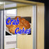 Fastasticdeals 36x24Inches Decal Stickers Multiple Sizes Crab Cakes Restaurant Food Bar Industrial Vinyl Safety Sign
