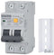 Ground Fault Circuit Breaker, 10 Amp 120V AC, DIN Rail Mount, Thermal-Magnetic Trip Protection