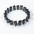 Metal Small Binder Clips Small for Paperwork,50 Pack 3/4 Inch Paper Clamps Clips Office Supplies,Mini Black Office Clips by DUIJINYU