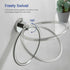 KBA1406) KIBI Circular Bathroom Towel Ring Wall-Mounted Hand Towel Holder, Solid Brass Construction, Rust-Resistant