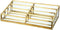Hipiwe Glass Business Card Holder Stand 8 Slot Name Cards Display Storage Holder