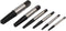 uxcell 1/8"-1" Screw Extractor Set, Broken Bolt Stud Pipe Remover Tool Kit, 6 in 1