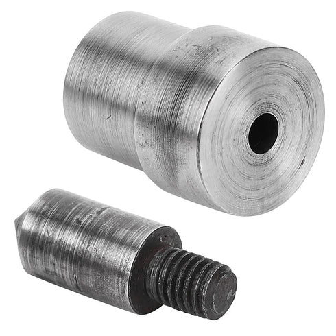 2Pcs Heavy Duty Metal Grommet Die Mold, Eyelet Hand Press Punch Machine Tool, Spring Snap Fastener Button Die
