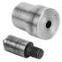 2Pcs Heavy Duty Metal Grommet Die Mold, Eyelet Hand Press Punch Machine Tool, Spring Snap Fastener Button Die
