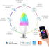 Bulbs 60W 450LM 5W Bulb 16 Bulb, 2.4G (E12) (2) Candelabra Smart Light Equivalent, LED Compatible with Alexa/Google