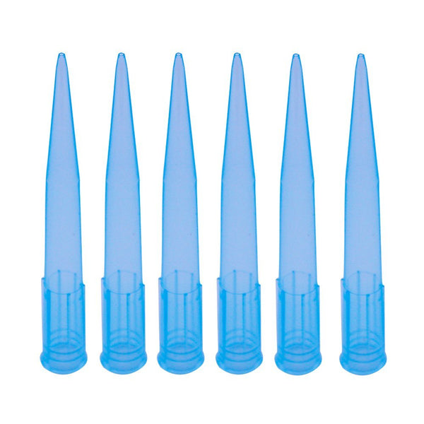 Eowpower 500 Pieces Clear Blue 1000UL 1ml Laboratory Plastic Liquid Pipette Tips