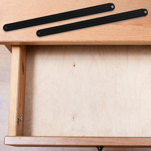 2pcs Luxshiny Side Mount Drawer Slides with Smooth Quiet Sliding Action for Dressers Wardrobes and Bedside Cabinets