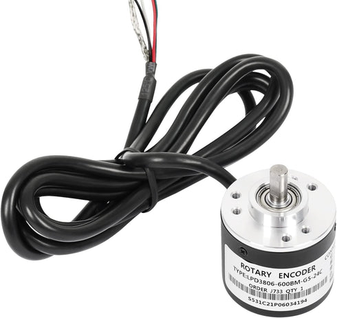 Incremental Optical Rotary Encoder for Arduino, 360P/R, DC 5-24V, 6mm Shaft Quadrature