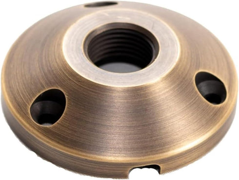 LED Lights Brass Mounting Plate by MIK Solutions Heavy Duty Surface Flush