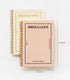 PAPERIAN Brilliant 2021 Monthly & Weekly Planner - Wirebound Undated Scheduler Diary (Grey Sky, 5.9 x 8.2 x 0.4 inches)