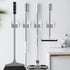 Broom Holder Self Adhesive No Drill Wall Mount, Heavy Duty Organizer for Mop and Garden Tools