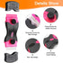 Razor Blade Scraper Tool with Safety Cap, 20Pcs Plastic Razor Blades, Pink Razor Scraper for Glass, Paint, Gum, Cooktop
