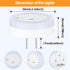 Dimmable 2-Pack FOLKSMATE LED Night Lights Plug in, Nightlight Plug Into Wall with Light Sensor, Soft White Adjustable