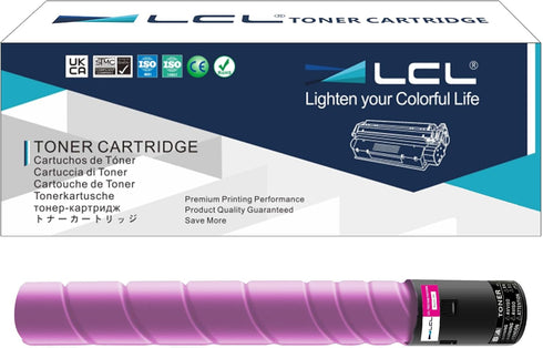 LCL Compatible Toner Cartridge for Konica Minolta TN-216 TN216 High Yield Replacement for Bizhub Printers (1-Pack,