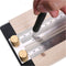 Ultra Precision Woodworking Marking T Rulers, Layout Work Scribe Line Ruler with Holes, Carpenter Measuring Tool (200mm)