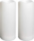 Waterproof Outdoor Flameless Pillar Candles with Timer, Battery Operated LED Candle Set for Home D cor