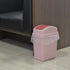 Teyyvn 7 Liter / 1.8 Gallon Plastic Trash Can with Swing Lid (Pink)