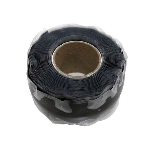Prestige Import Group eXtreme Ultra Bond Self-Fusing Silicone Rubber Insulating & Repair Tape - 1 Inch Width x 10 Feet Length - 3 Rolls - Color: Black