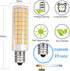 E11 Bulb, 8W 800LM (80W T4 JDE11 Bulbs, 3000K, 4-Pack LED Equivalent), Mini Candelabra Base LED Light Warm White