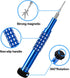 Small Phillips Screwdriver Set,Small Slotted Screwdrivers,Magnetic Repair Tool Kit, 15 Piece Precision Screwdriver Set for Computer,Laptops,Eyeglass,Watch,Toys,Home Appliances.